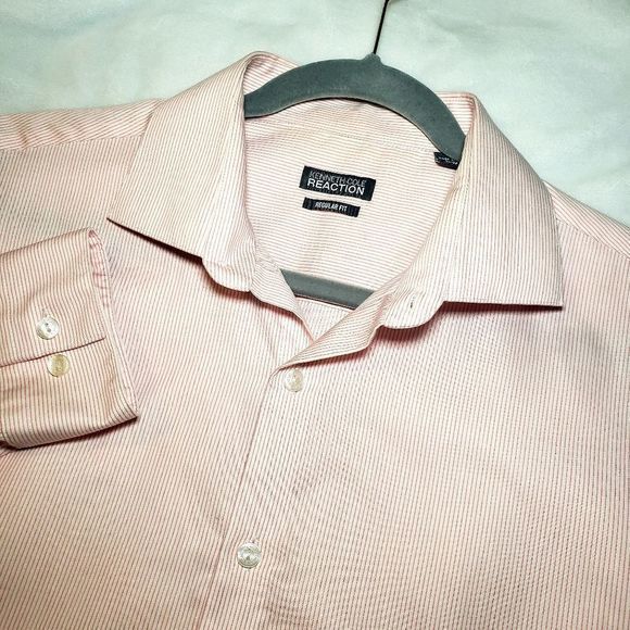 Kenneth Cole‎ Men's Dress Shirt size 16.5 32-33 - Picture 1 of 4